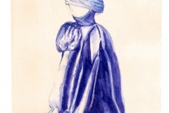 Dama in blu